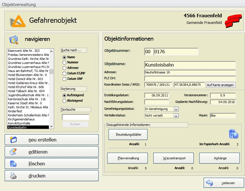 Objektverwaltung